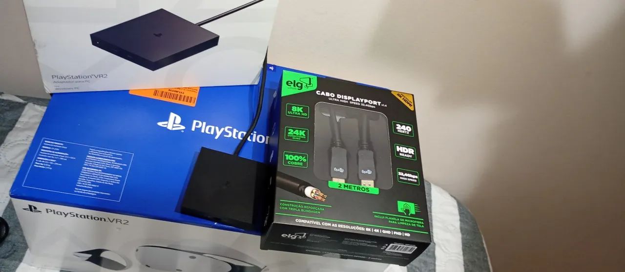 Playstation VR2 completo com adaptadores para Pc - Foto 4