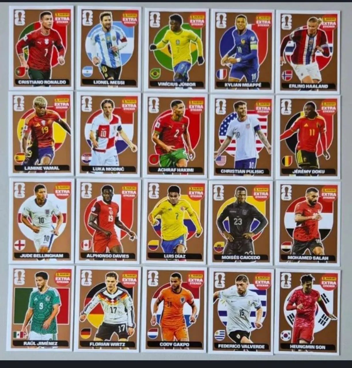 Kit figurinhas legend bronze 2026