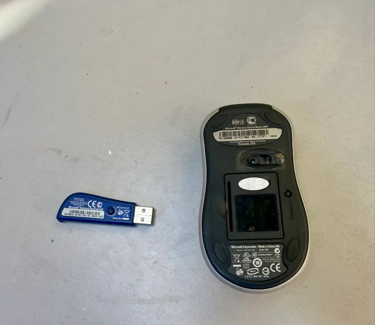 Mouse Sem Fio original Microsoft Wireless Optical 2000451967173473740801