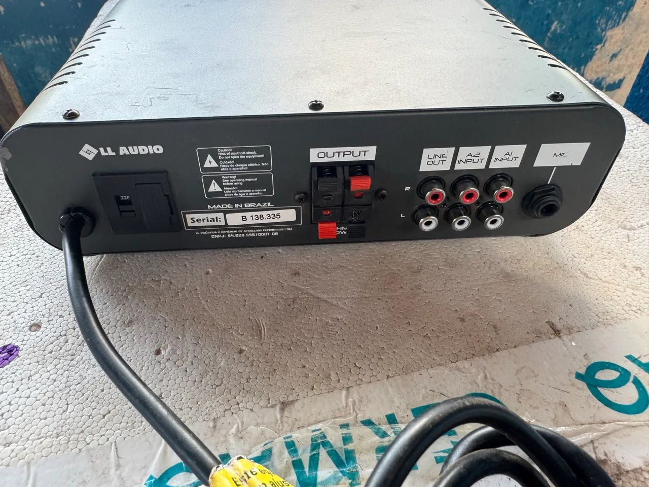 Amplificador receiver RCA