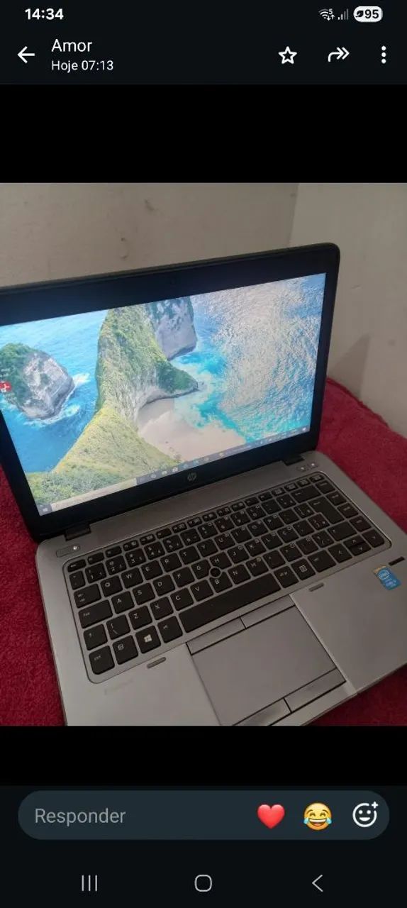 Notebook  elitebook hp i5 ssd 8gb garantia  - Foto 4