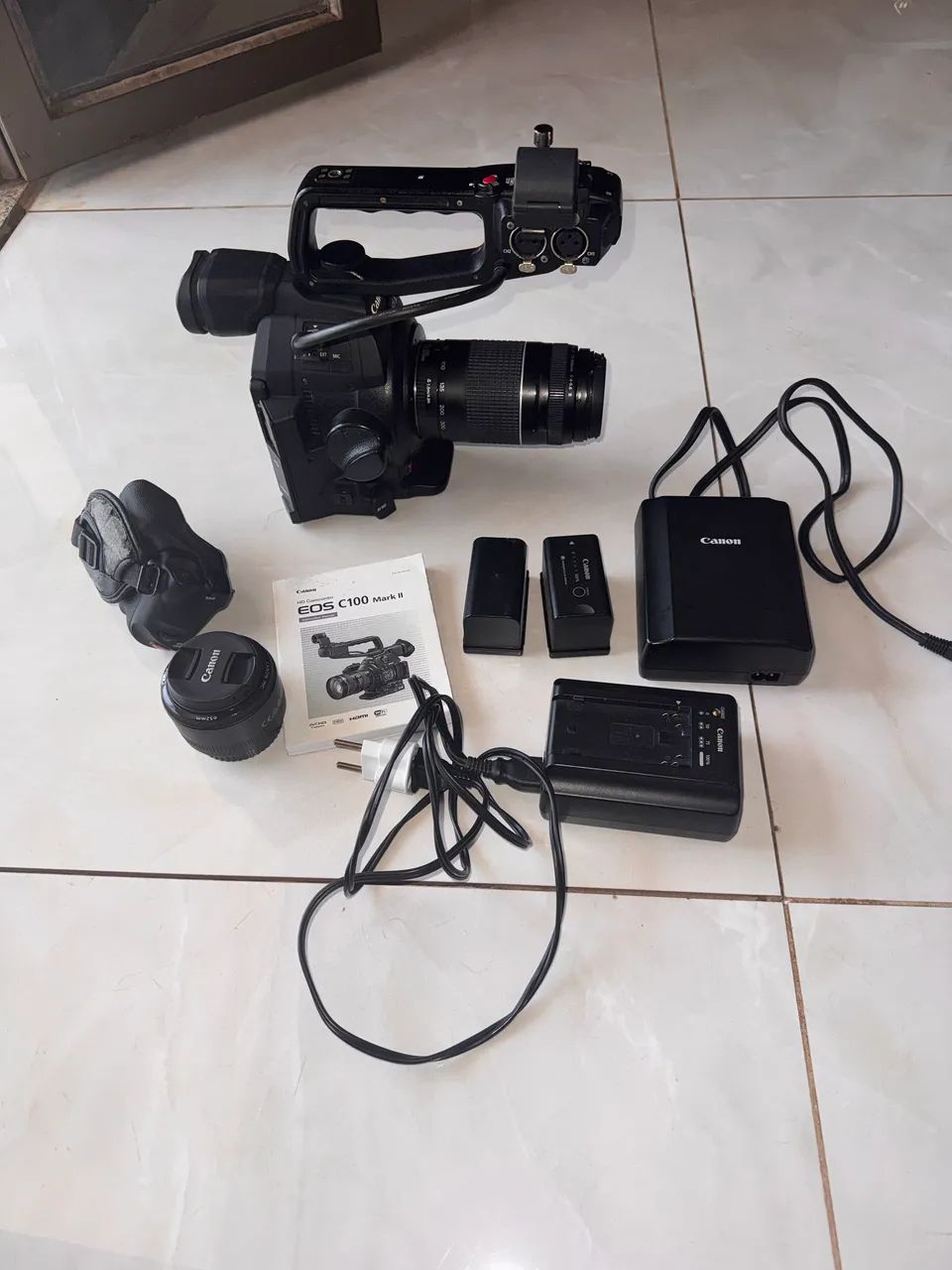 Filmadora profissional de Cinema Cânon C100 Mark II - Foto 3