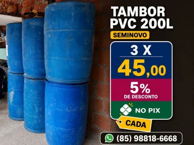 TAMBOR PVC 200L