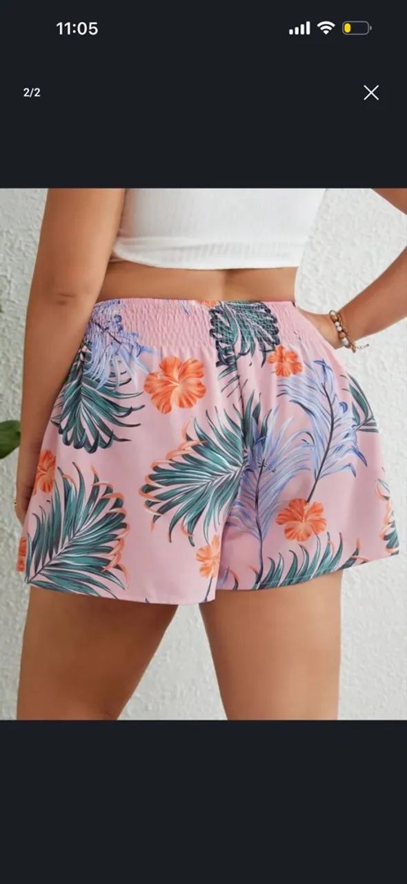 2 Shorts Plus Size por 29,00 - Foto 4