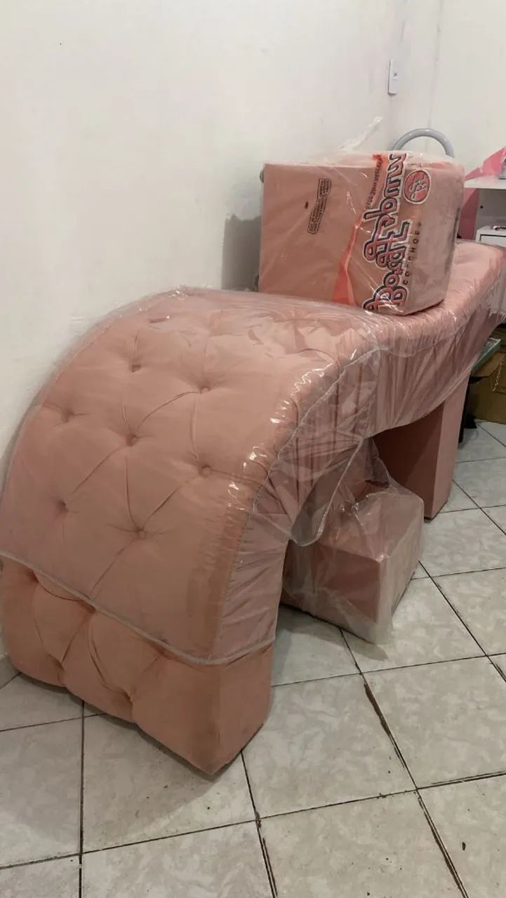 Maca de Estética Profissional Rosé + Banqueta - Foto 3