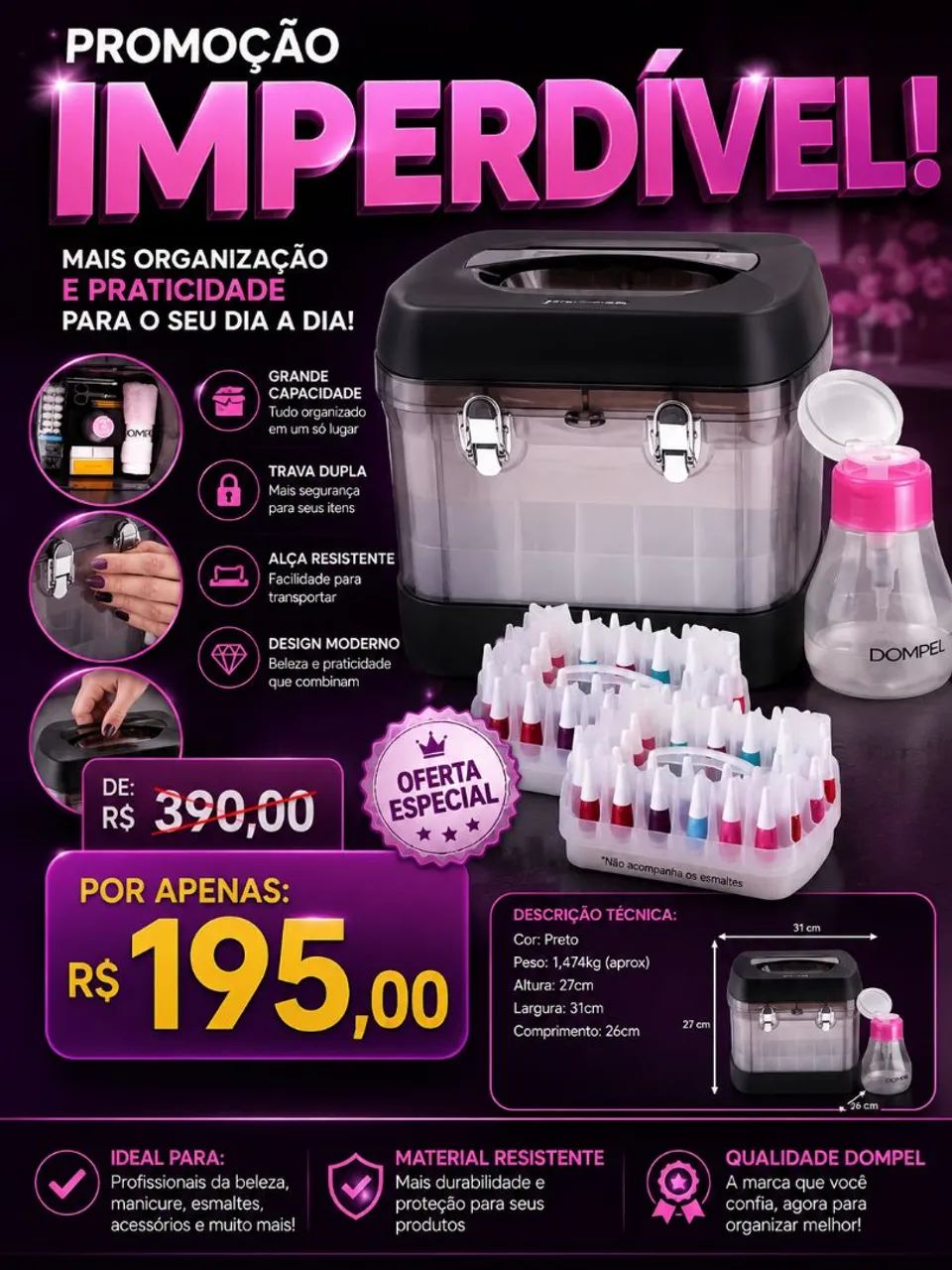 Carrinho auxiliar 