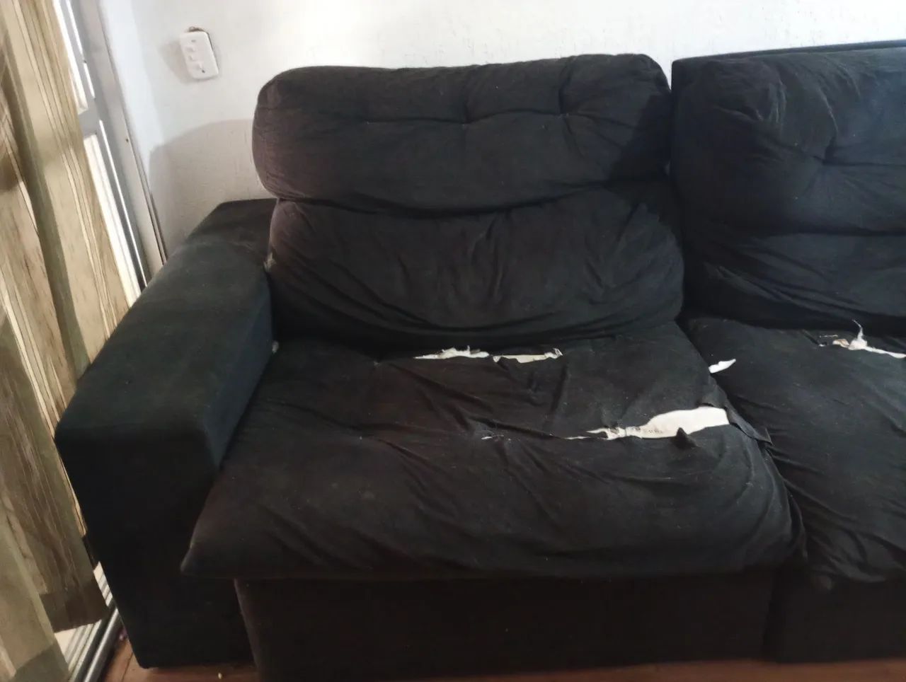 Doação de sofá - precisa de lavagem  - Foto 2