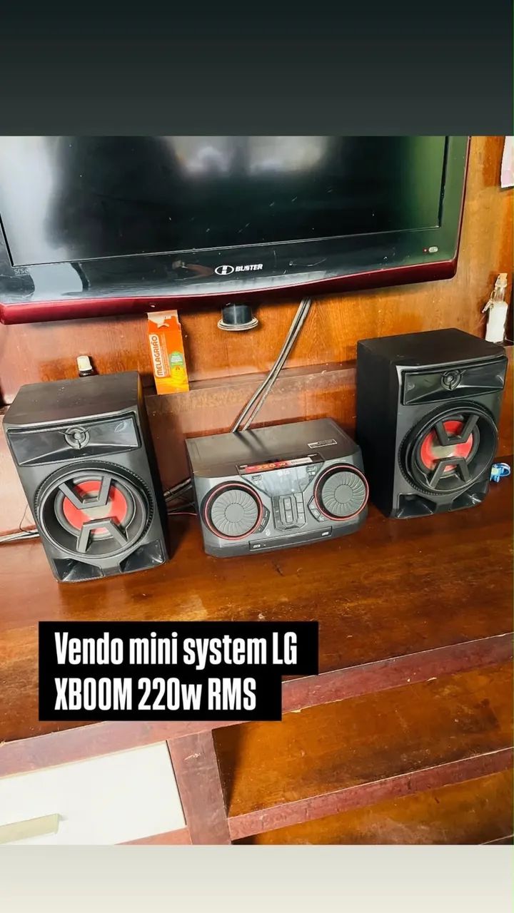 Vendo mini system LG X boom 220w rms 