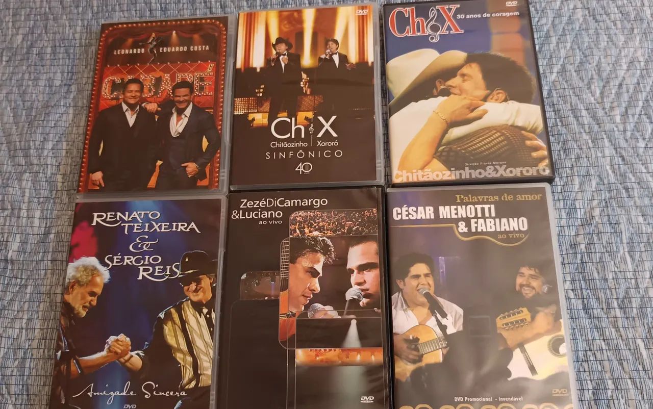 6 DVDs shows de astros sertanejos  - Foto 2