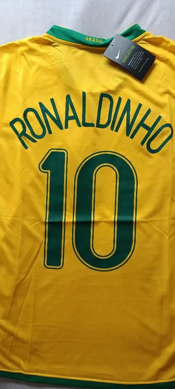 Camisa Brasil 2006 Ronaldinho - Foto 2