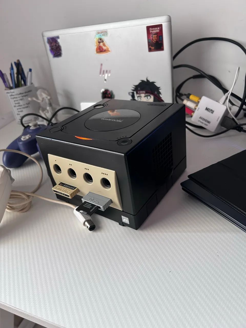 GameCube Desbloqueado PicoBoot 128GB + 2 Controles - Pronto para Jogar - Foto 2