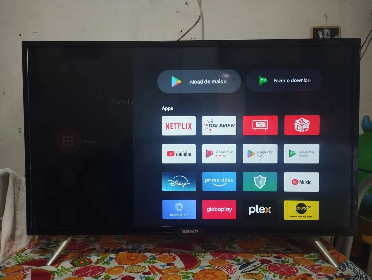 Tv TCL  Android de 32 polegadas semi nova completa com bluetooth  - Foto 2
