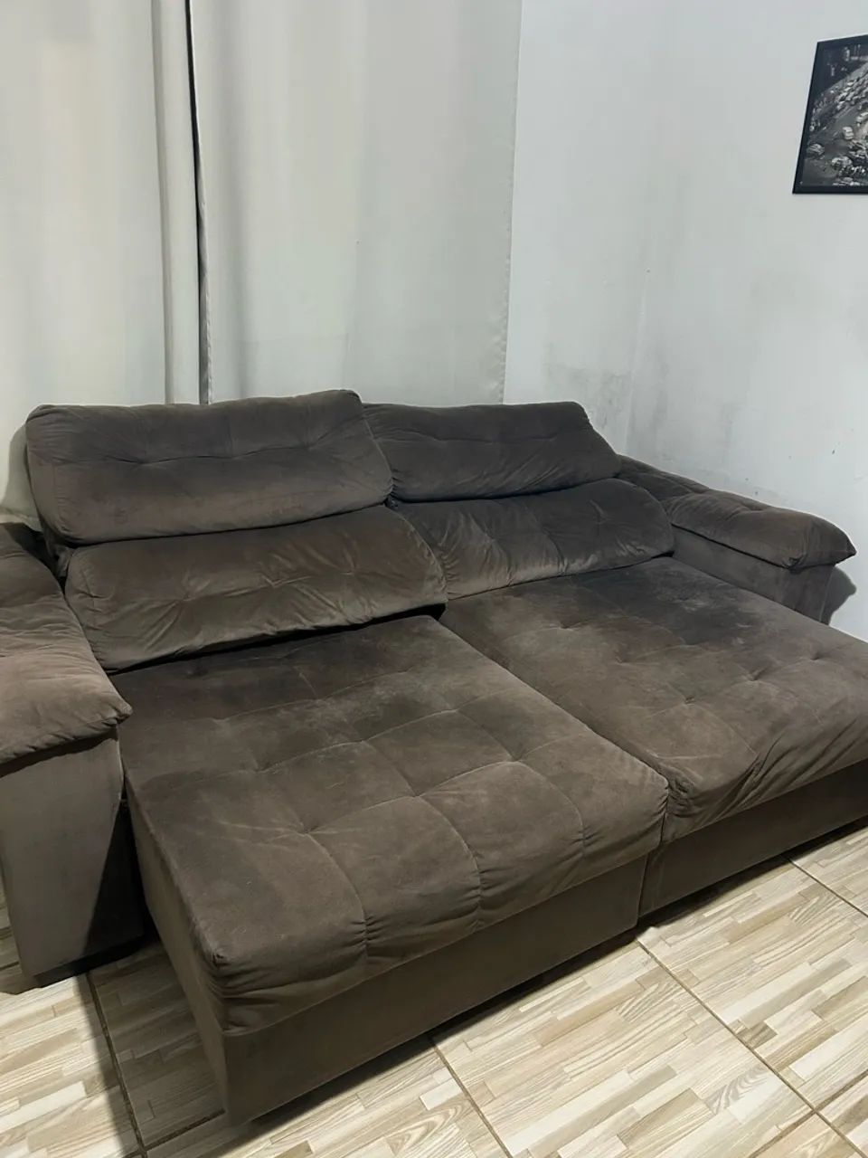 Vende-se sofá retrátil e reclinável 