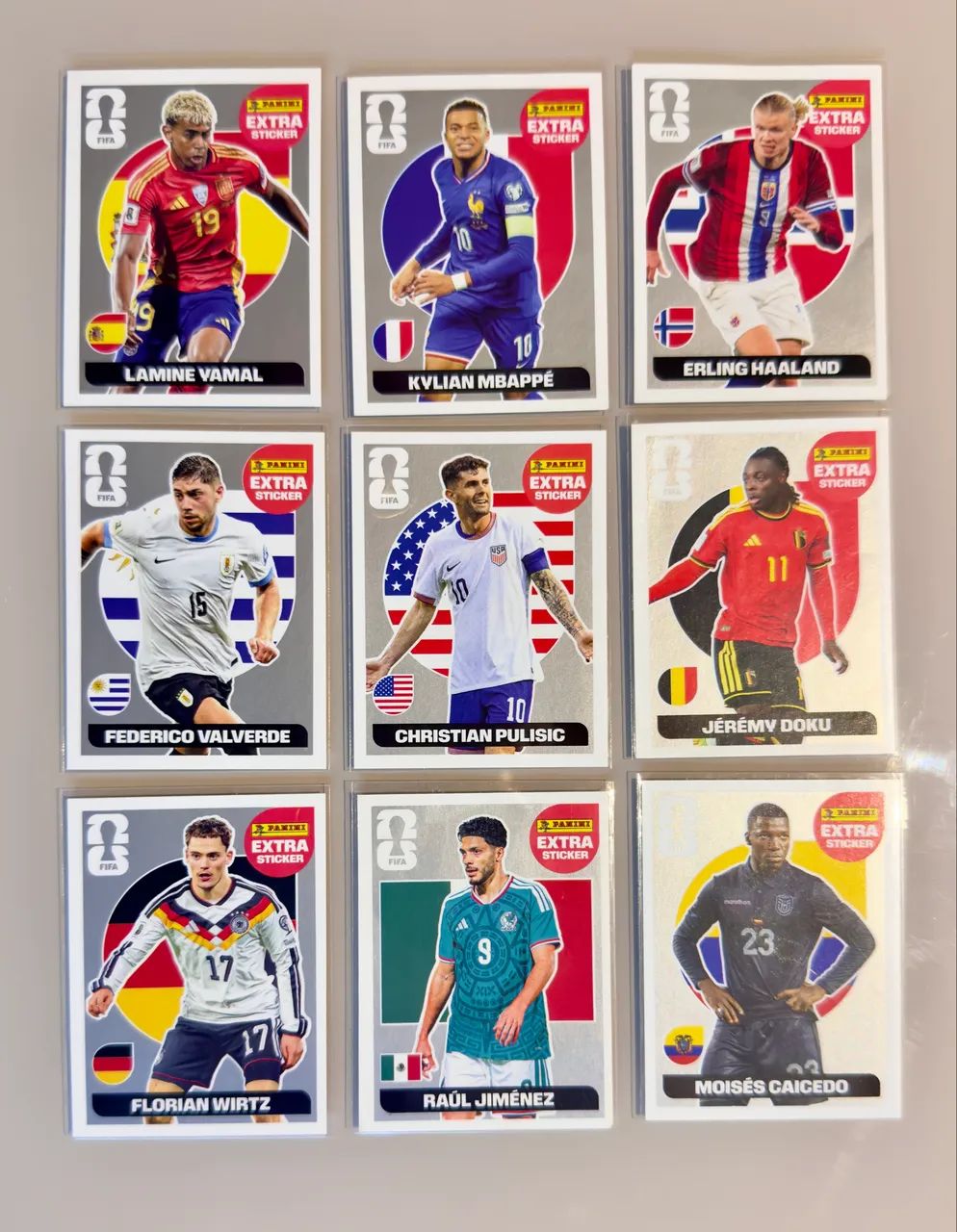 Figurinhas Legends - Prata (Original Panini) 