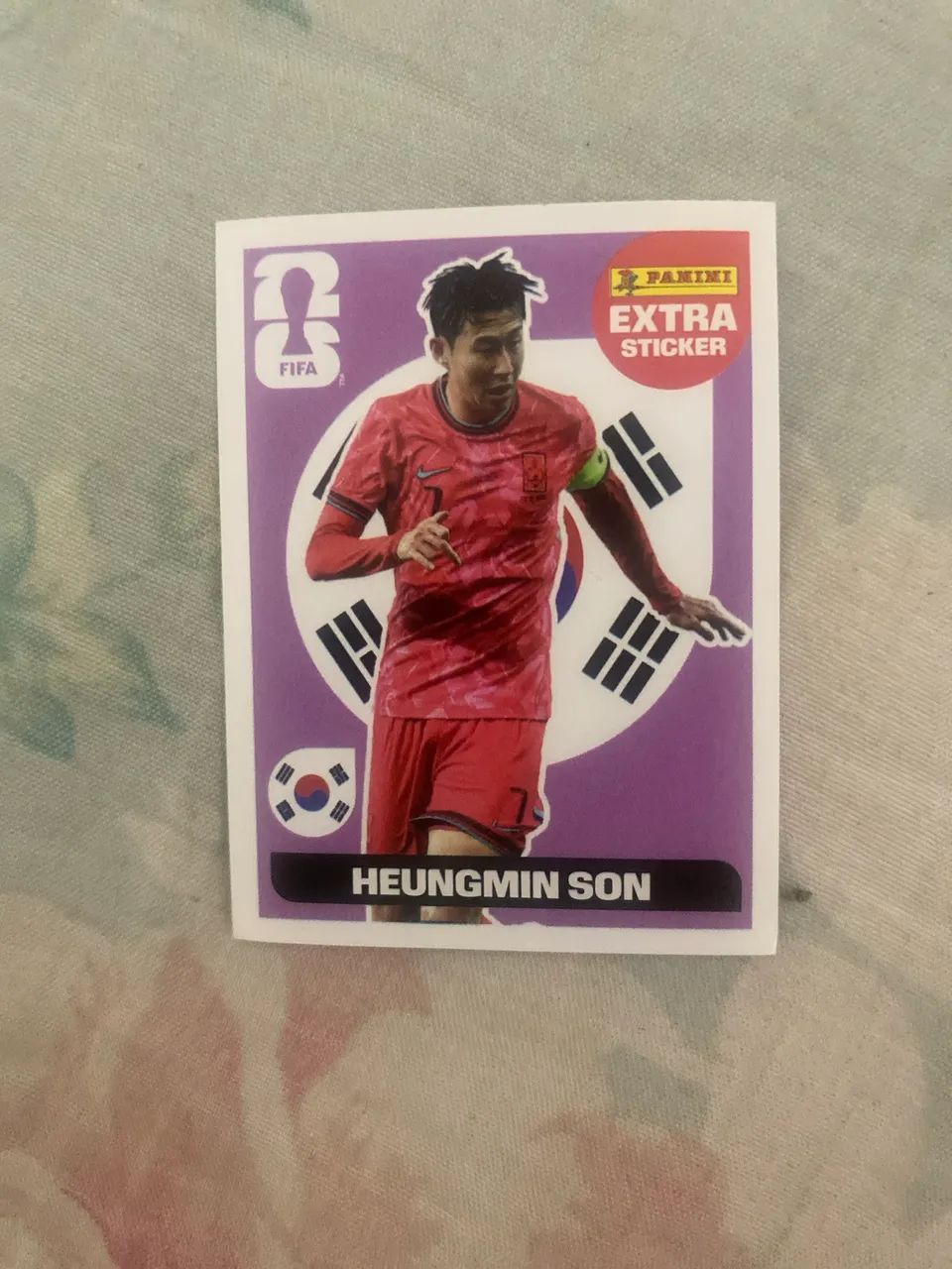 Vendo carta extra sticker do Son heung-min
