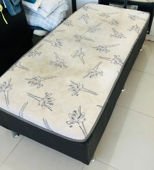 Cama Box Solteiro com cama Auxiliar Ortopédico D28 Preto - Ortobom - Foto 4