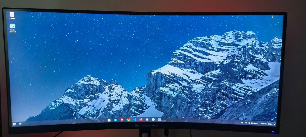 Monitor Gamer Ultrawide Curvo SafeGamer 30" Polegadas 