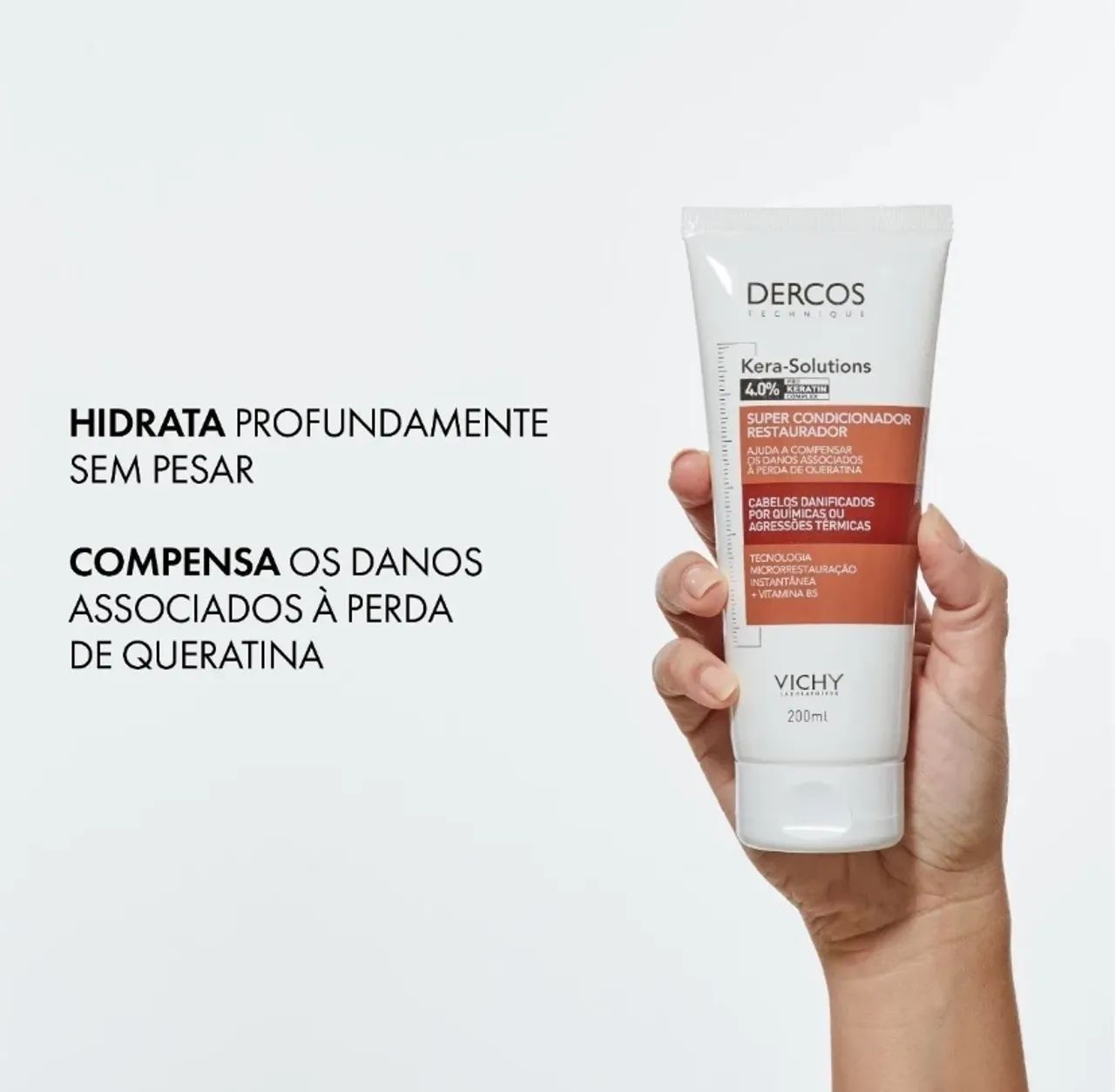 Condicionador restaurador Kera Solutions Vichy - Foto 3