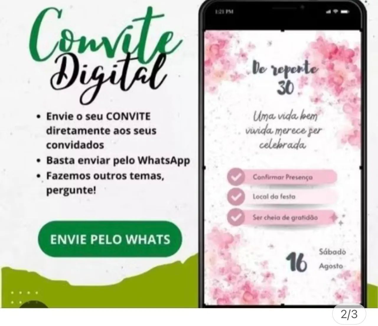 Convite Digital - 100% online  - Foto 3