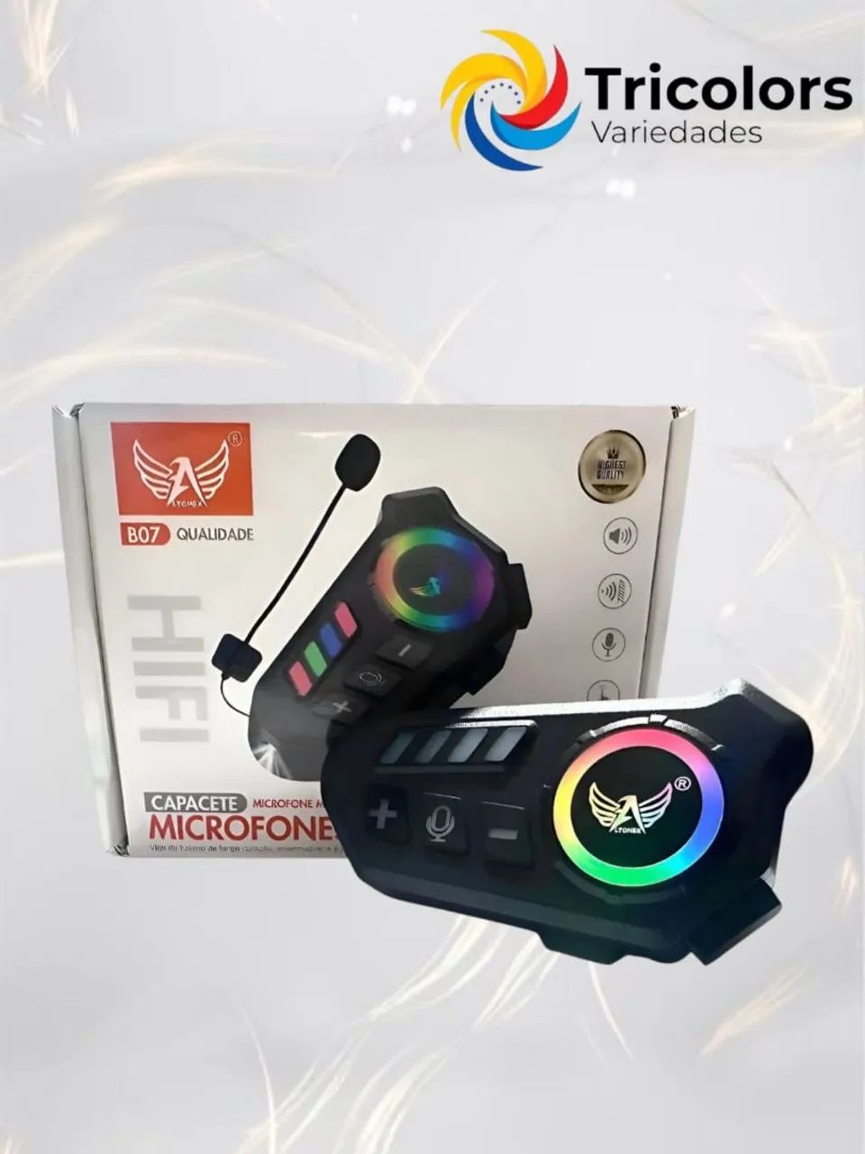 Auricular Bluetooth para casco de motocicleta Altomex B07