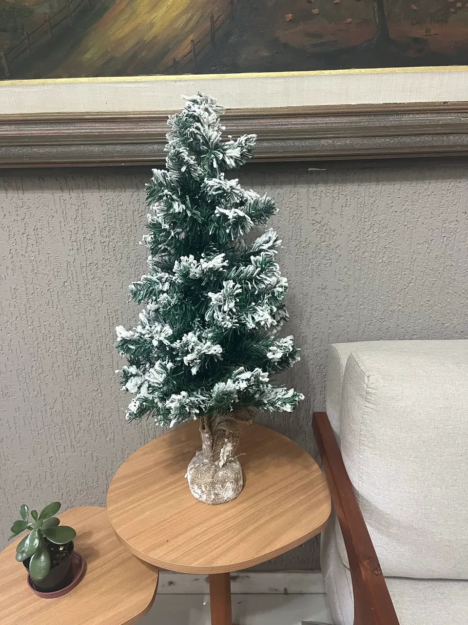 Árvore de Natal neve - Foto 4
