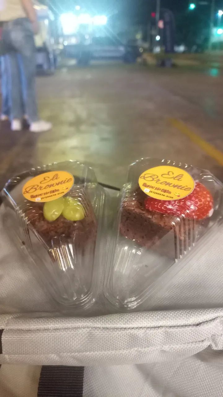 Brownies com gotas de chocolate - Foto 4