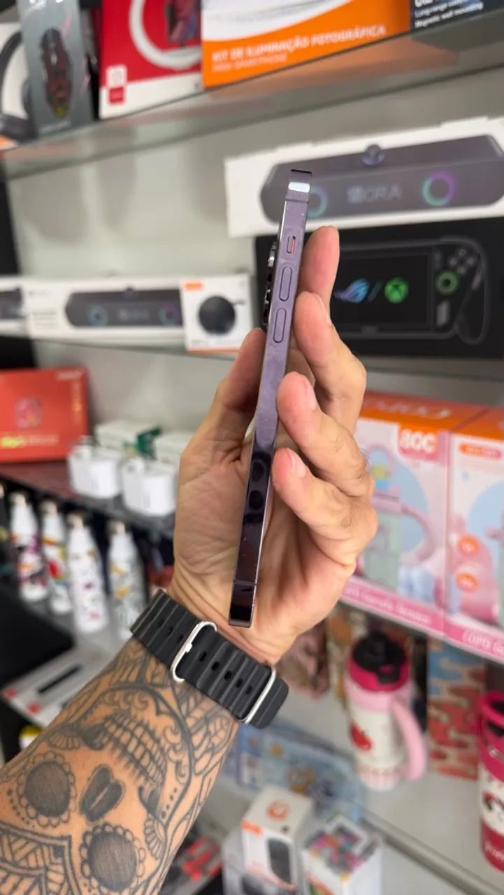 Iphone 14 pro max 512gb - ( semi novo ) - Foto 5
