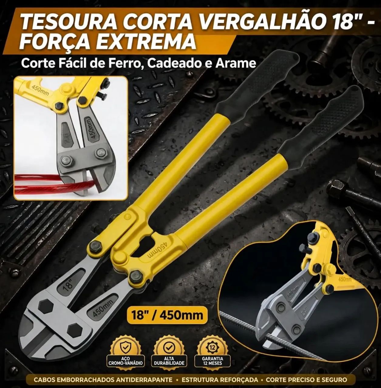 Alicate tesoura 18 polegadas  - Foto 3