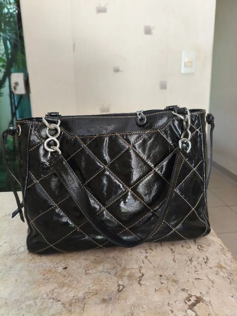 LEGASK BOLSA OMBRO COURO  - Foto 2