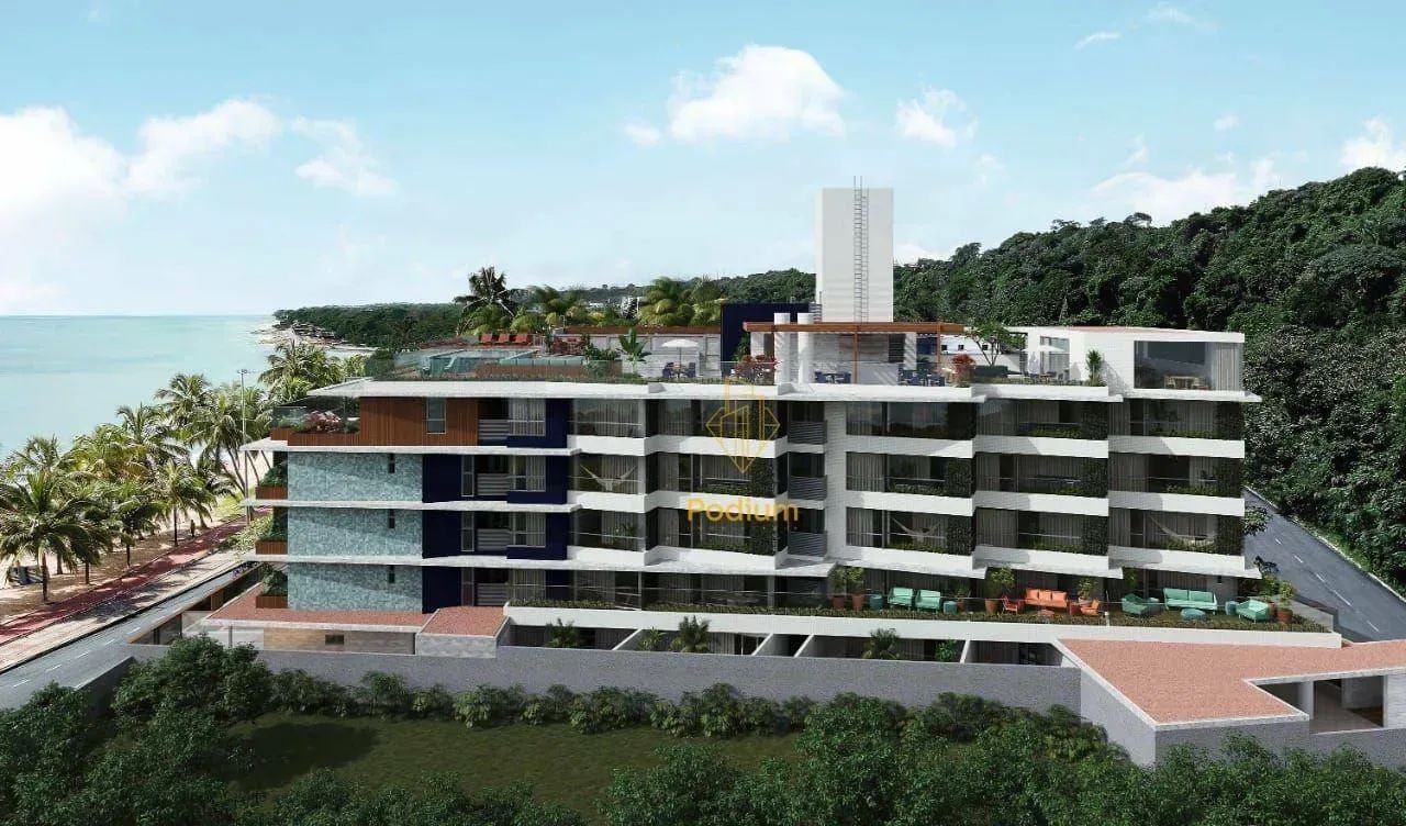 Coberturas Duplex com vista e a beira mar da praia de Cabo Branco - CO0119
