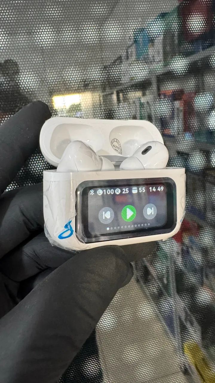 Fone de ouvido sem fio bluetooth com display várias funções  - Foto 2