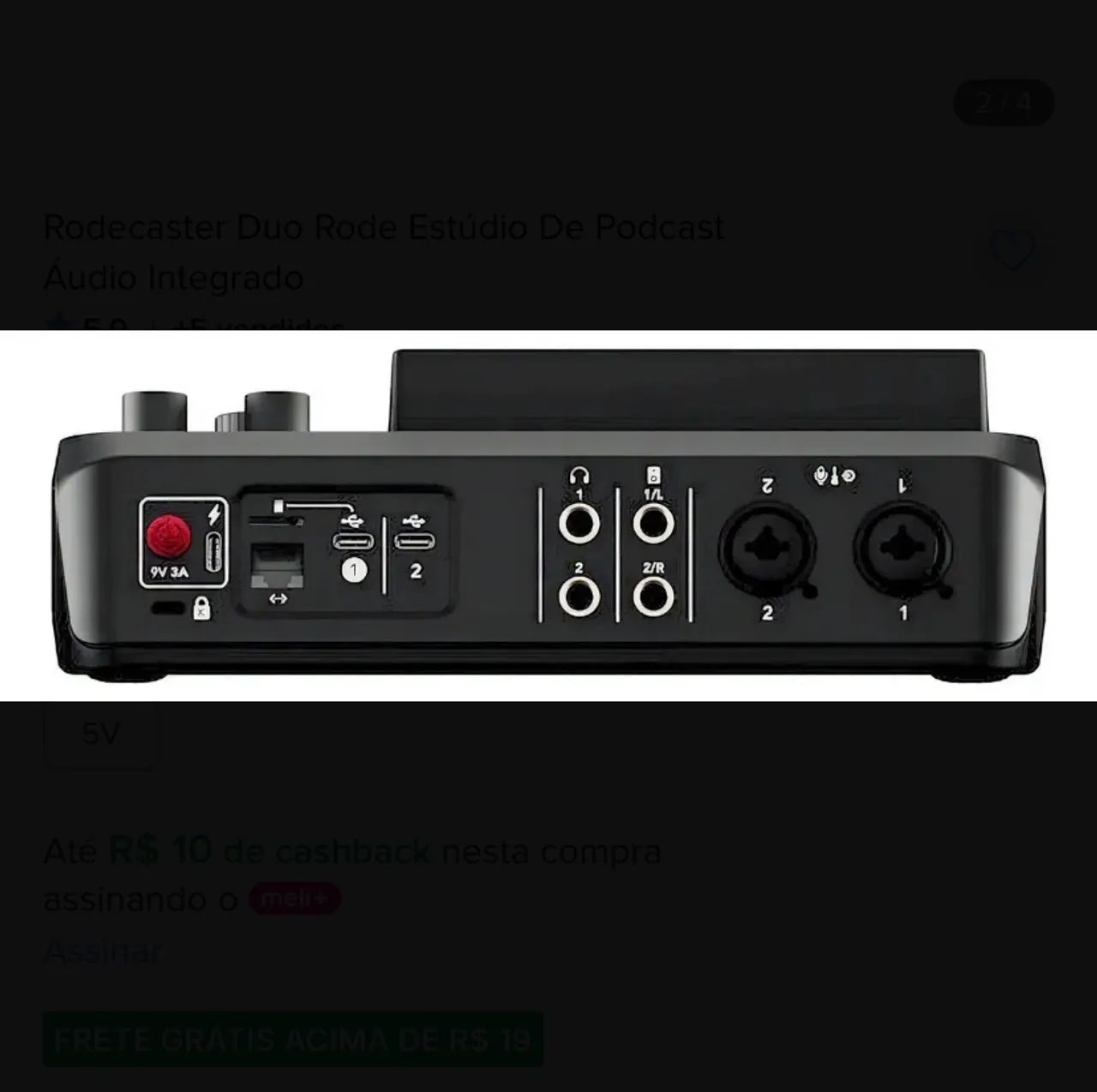 Mesa de som Rodecaster Duo - Foto 2