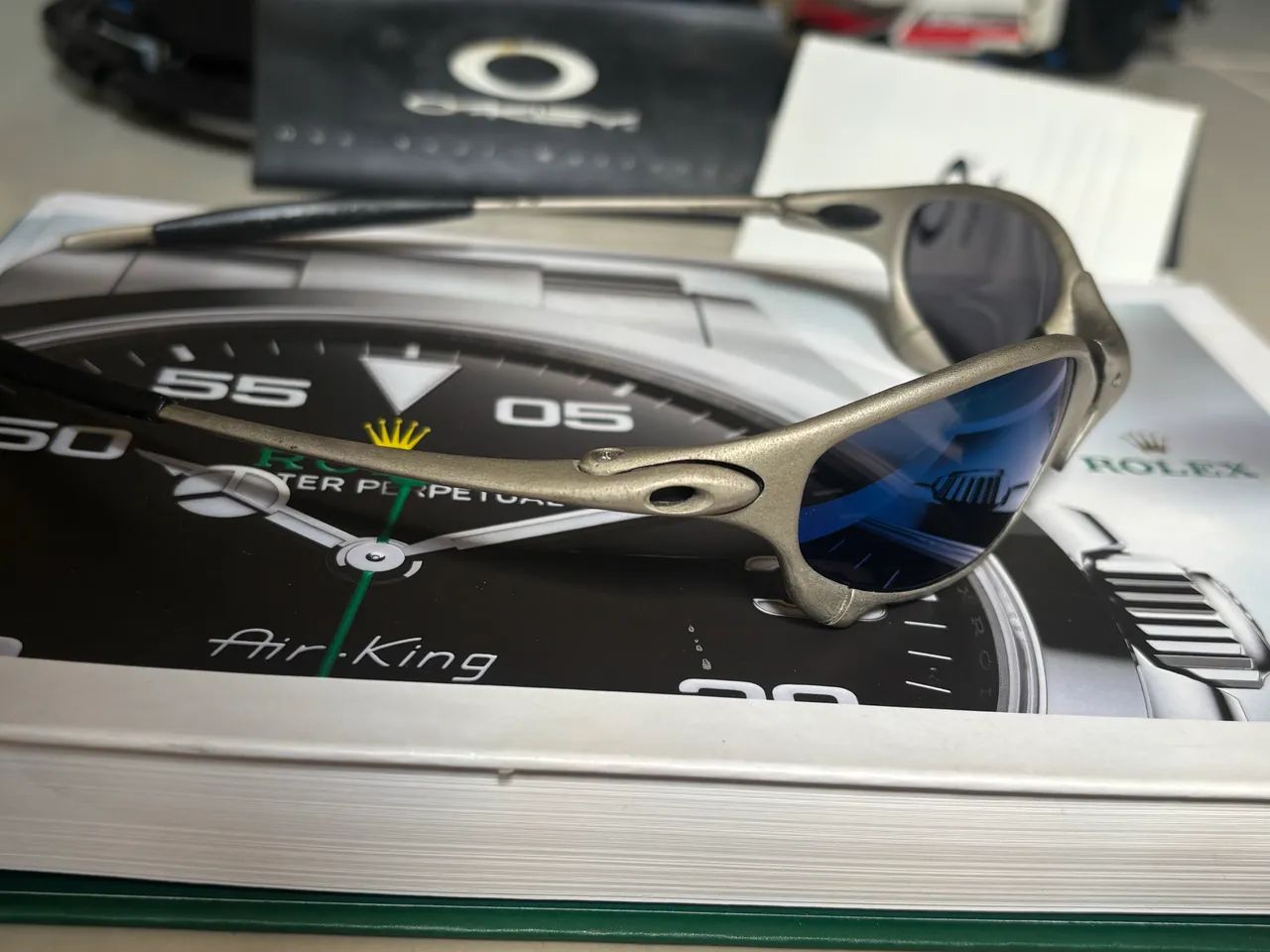 Oakley Juliet Plasma com caixa e manual - Foto 3