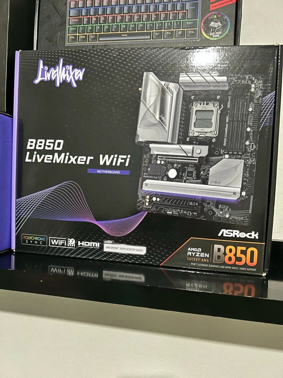 Placa mãe b850 Asrock Wi-Fi e Bluetooth
