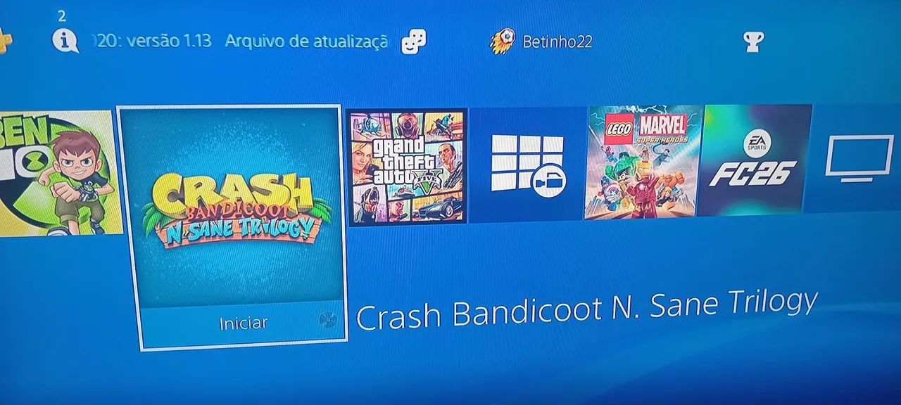 Ps4 com 2 controles funcionando e alguns jogos  - Foto 2