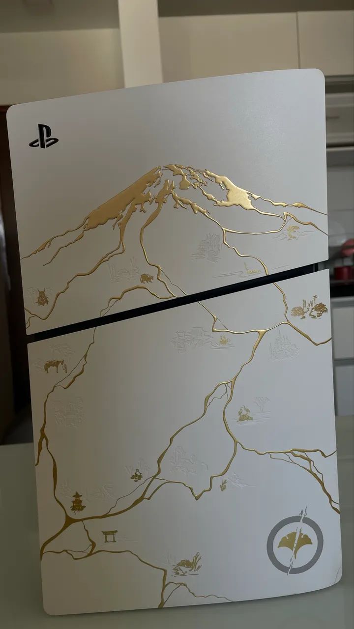 Tampas do ps5 original ghost of yotei - Foto 6