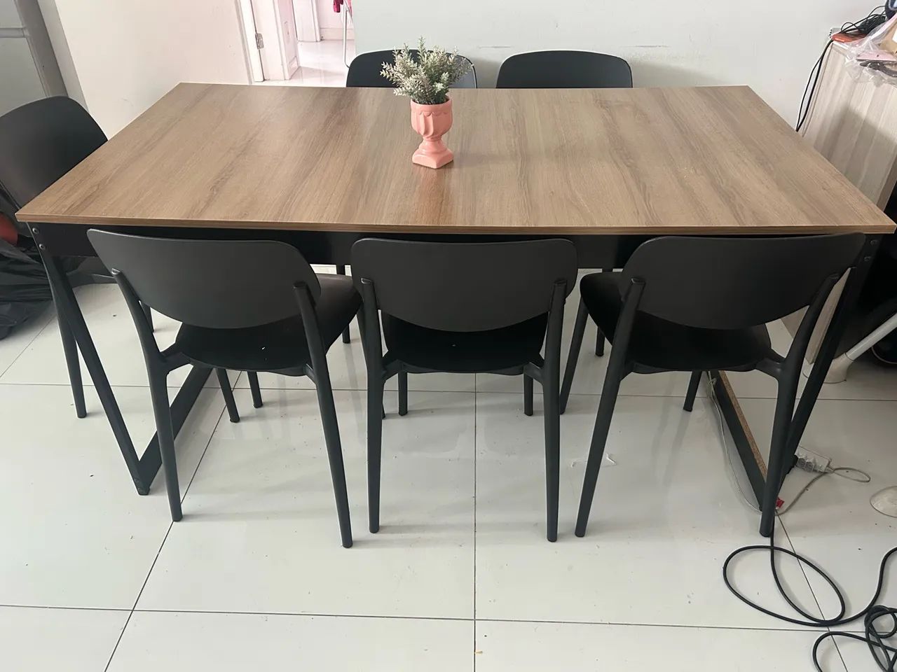 Mesa com cadeiras 6 lugares  - Foto 3