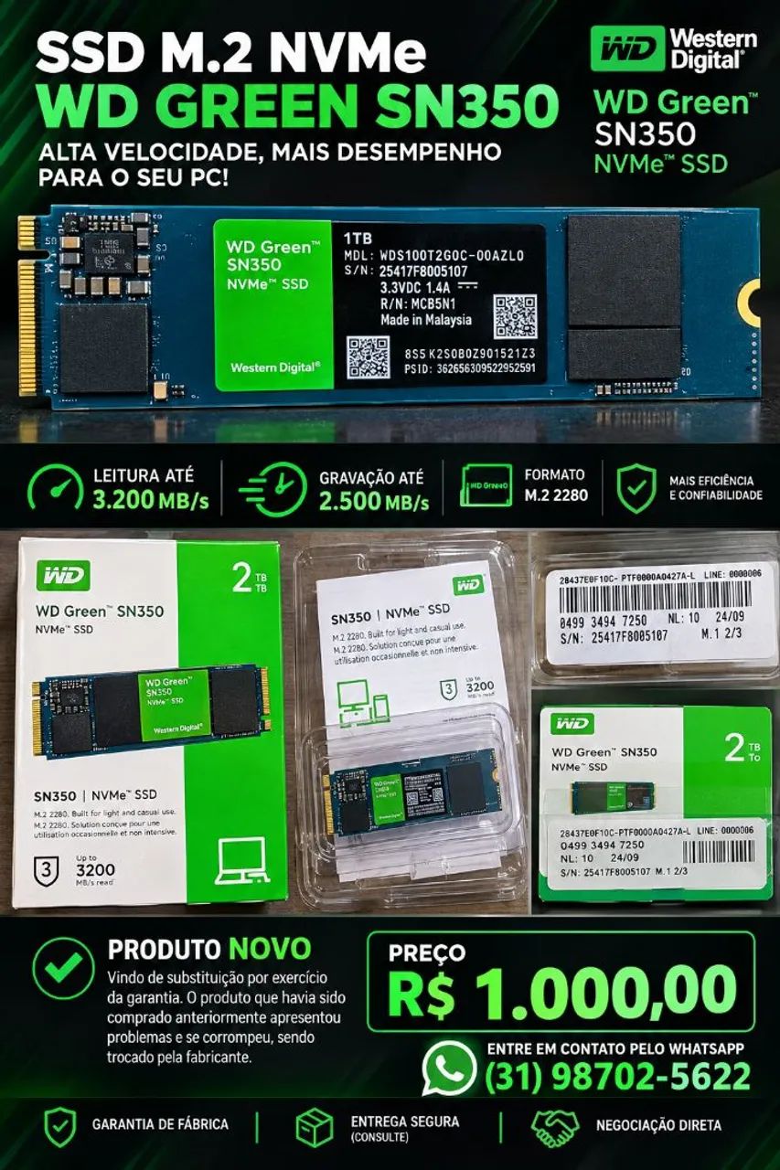 Sdd M2 WD green
