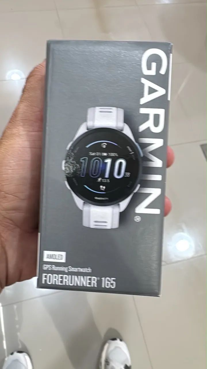 Garmin forerunner 165 NOVO LACRADO