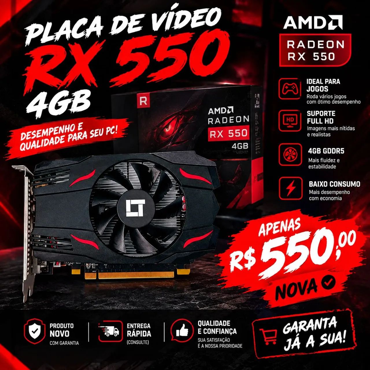 Rx 550 rgb - Foto 3