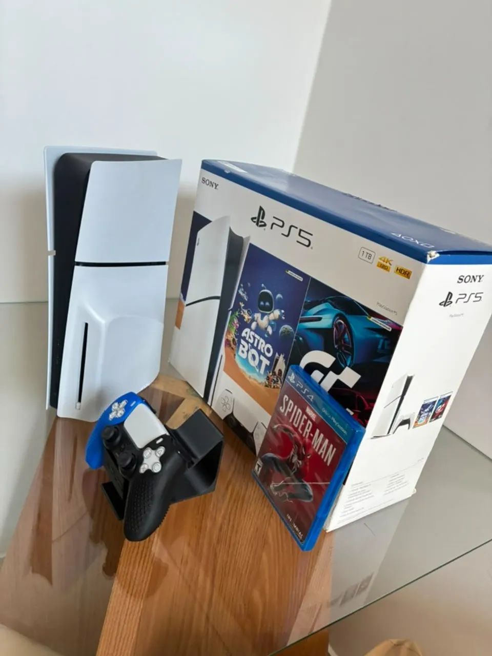 PS5 SLIM COM LEITOR DE DISCO - Foto 2