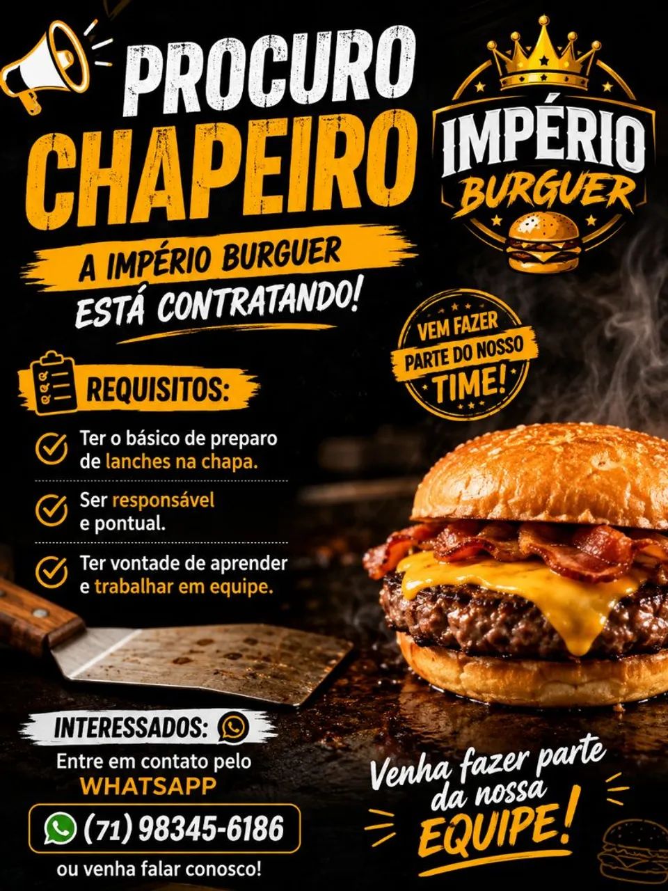 Procuro chapeiro 