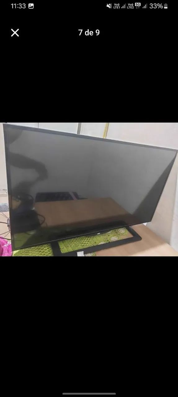 Tv AOC 43 polegadas com defeito de tela  - Foto 2