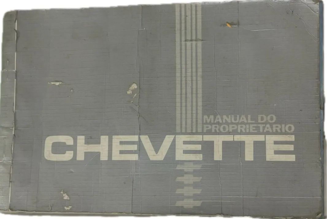 Manual do proprietário Chevrolet Chevette 1984 original 