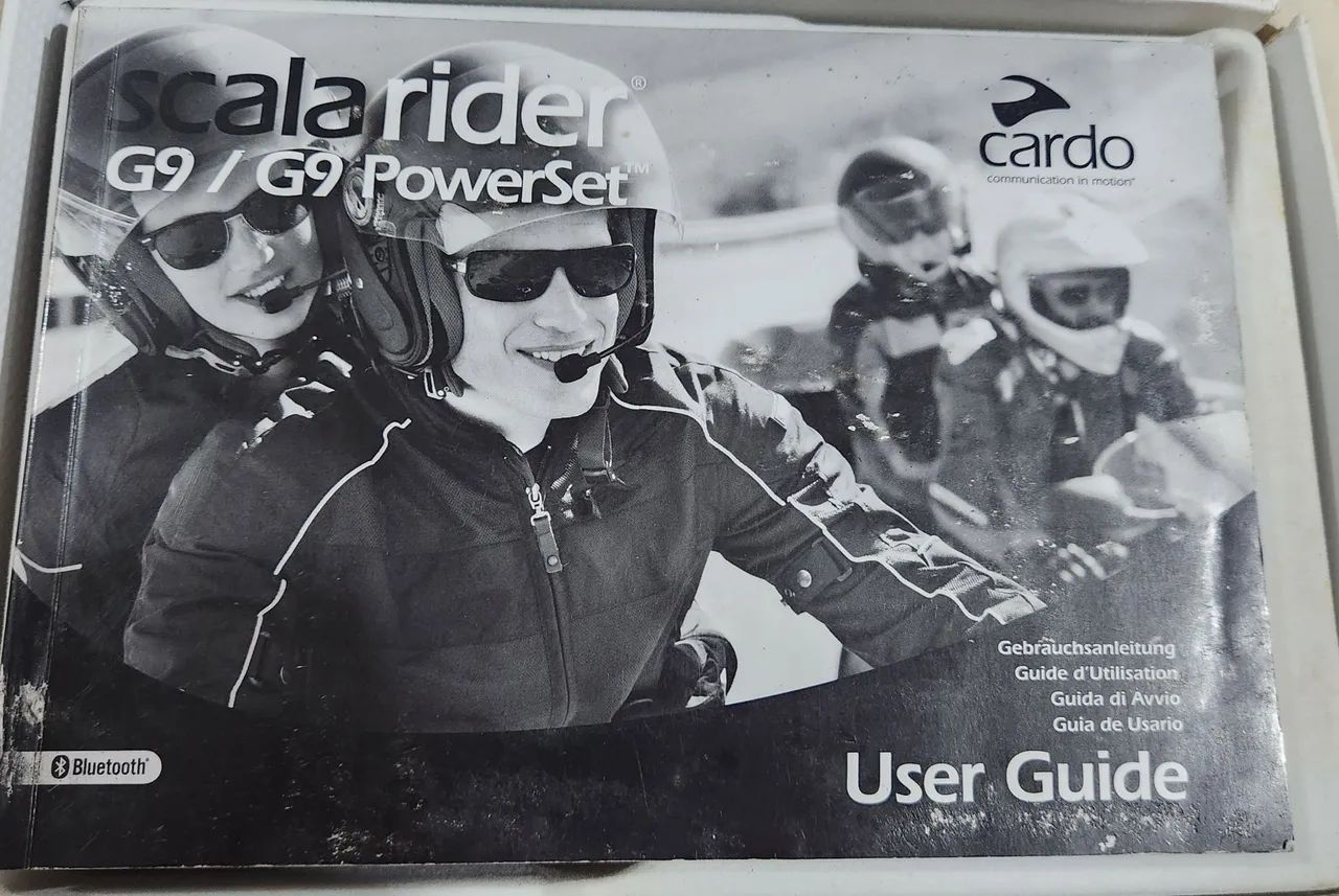 Intercomunicador ScalaRider G9 original, completo