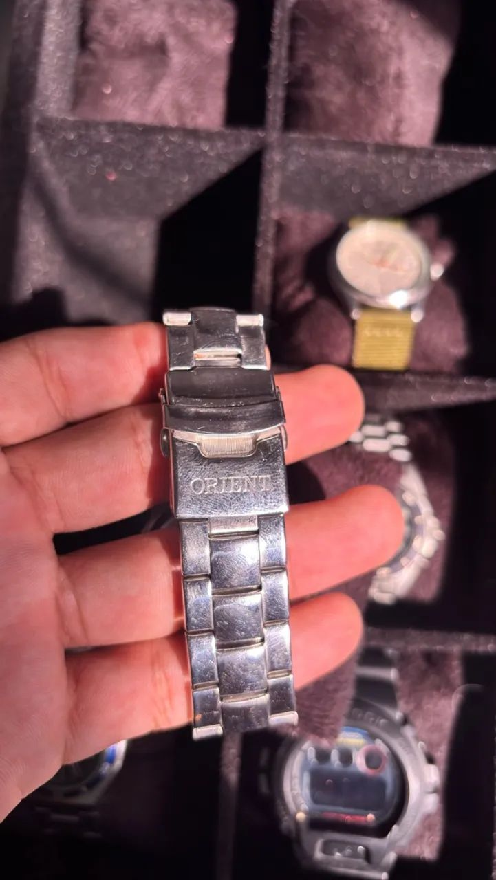 Relógio automático orient caseback de vidro  - Foto 5