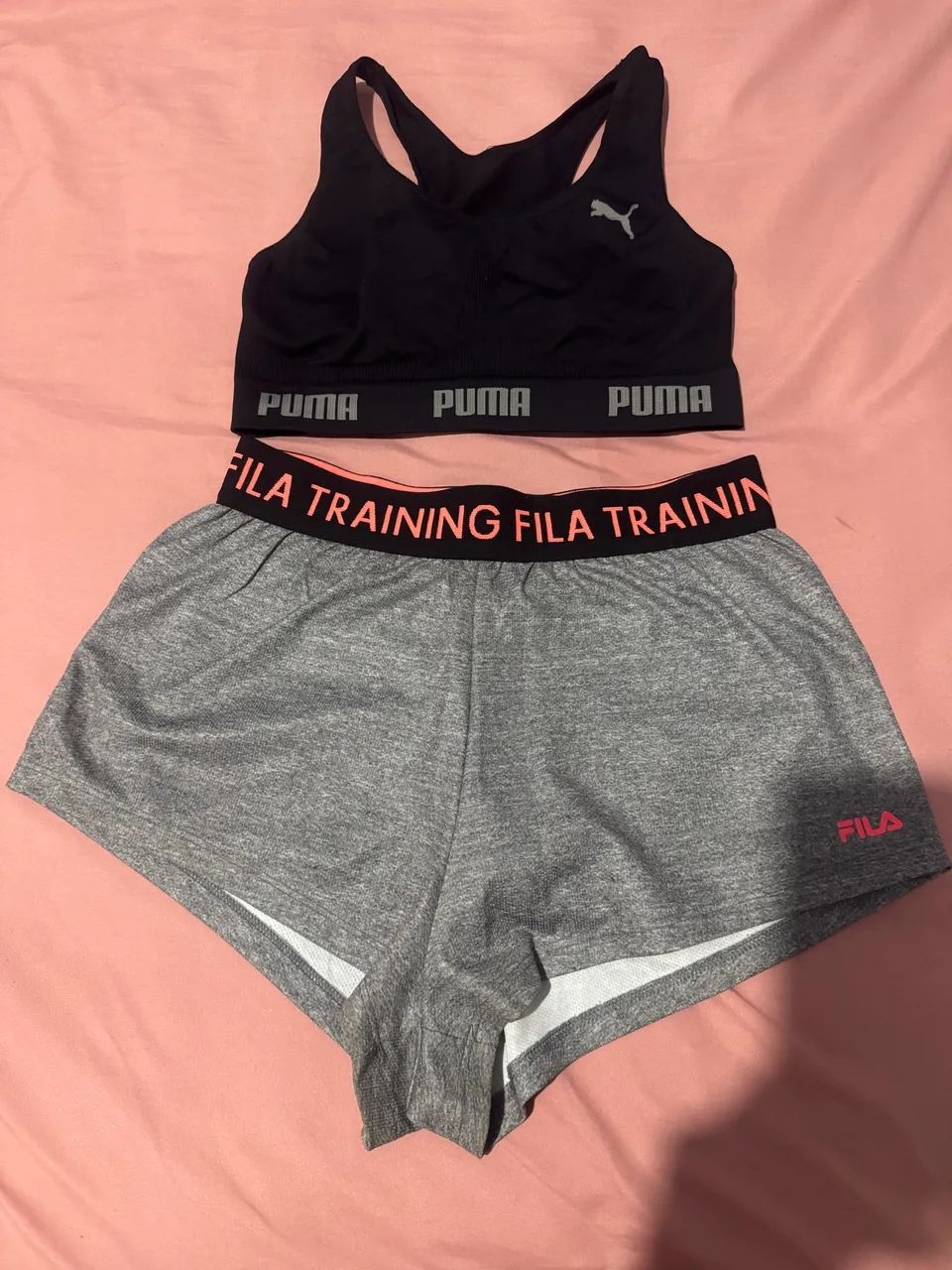 Conjunto Fit Puma e Fila