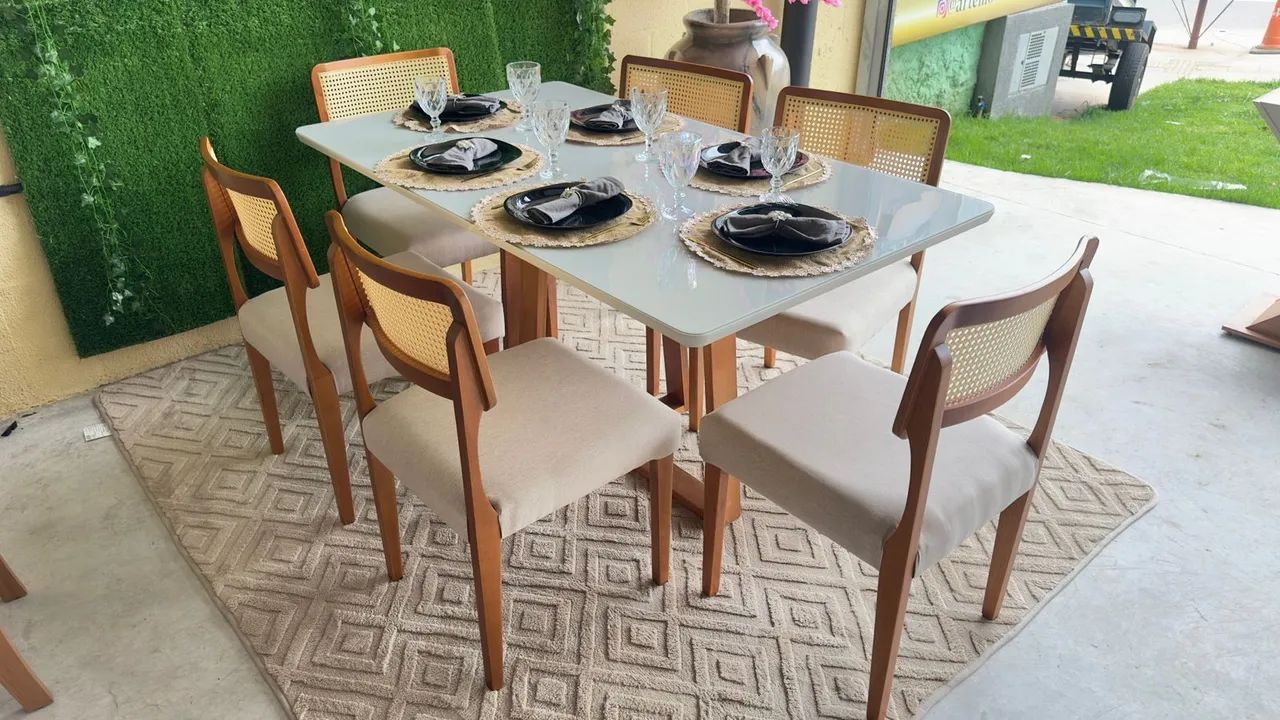 Mesa de jantar de 6 cadeiras  - Foto 3