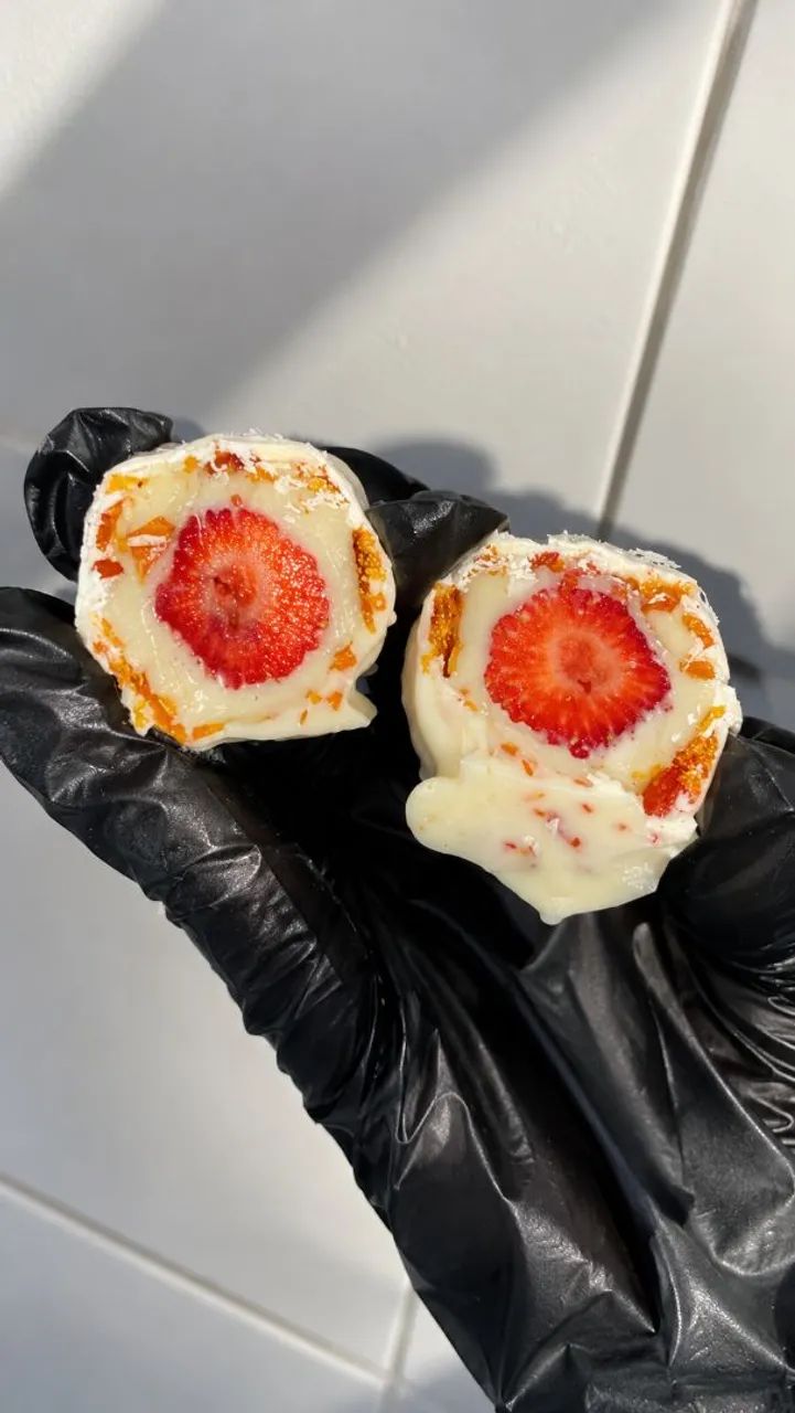 Morango cravejado 