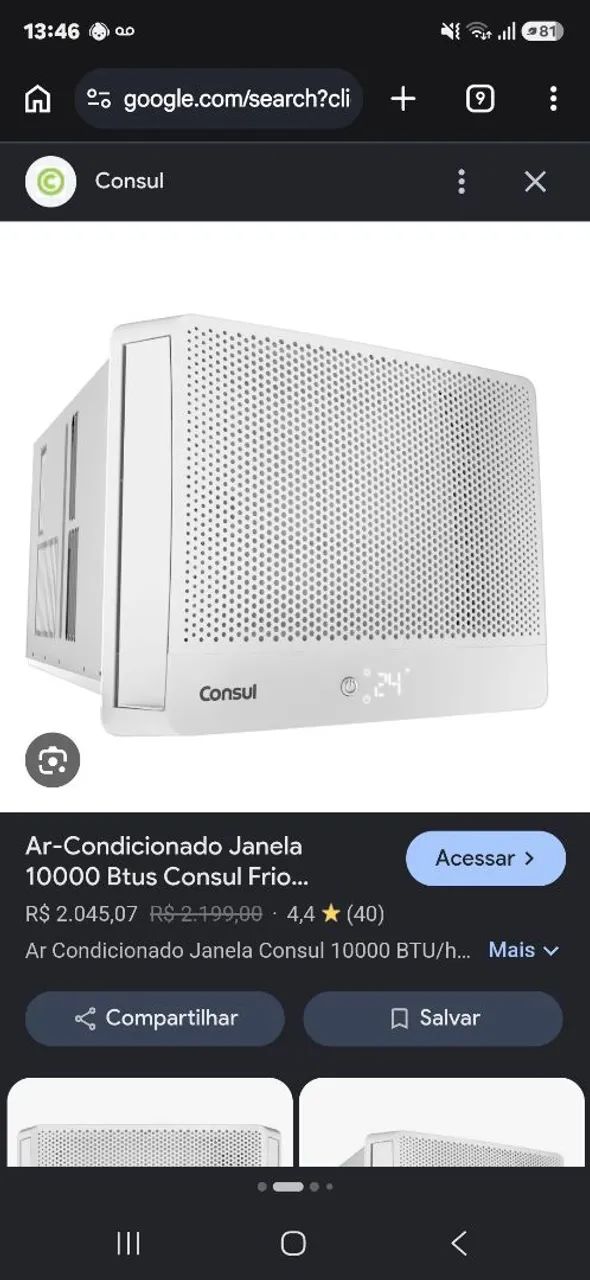 Vendo esse ar condicionado semi novo